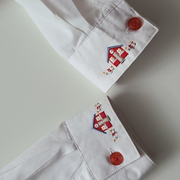 Vintage 80s Refashioned "Teacher" Blouse (L) - Picture 7 of 10